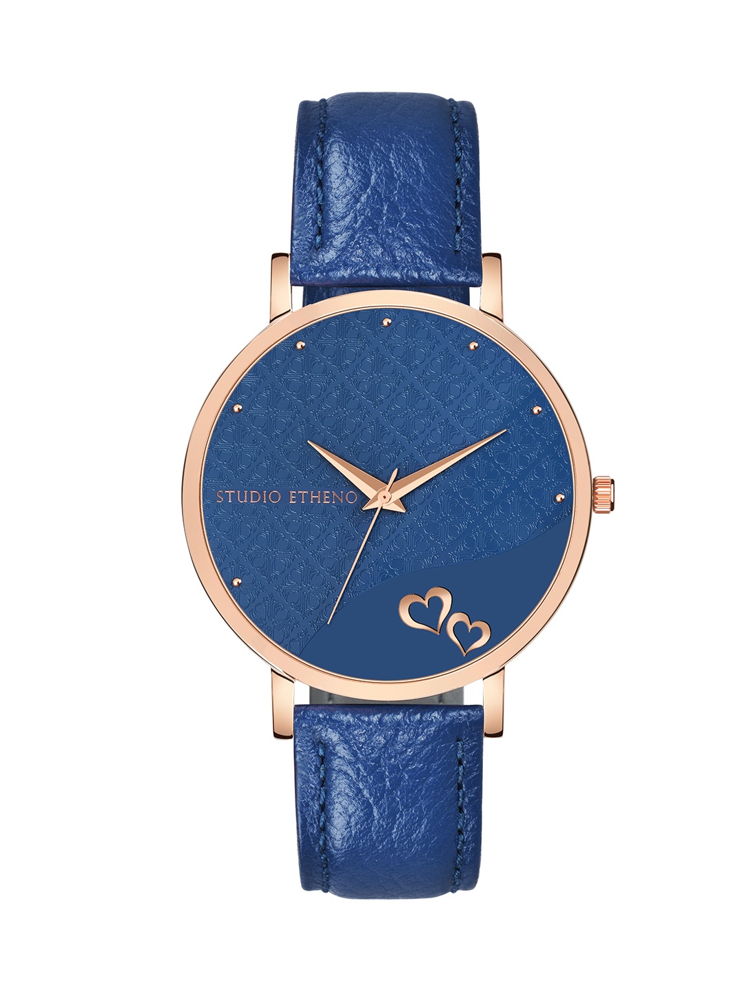 

STUDIO ETHENO Women Blue Leather Analogue Watch SD-4-RG