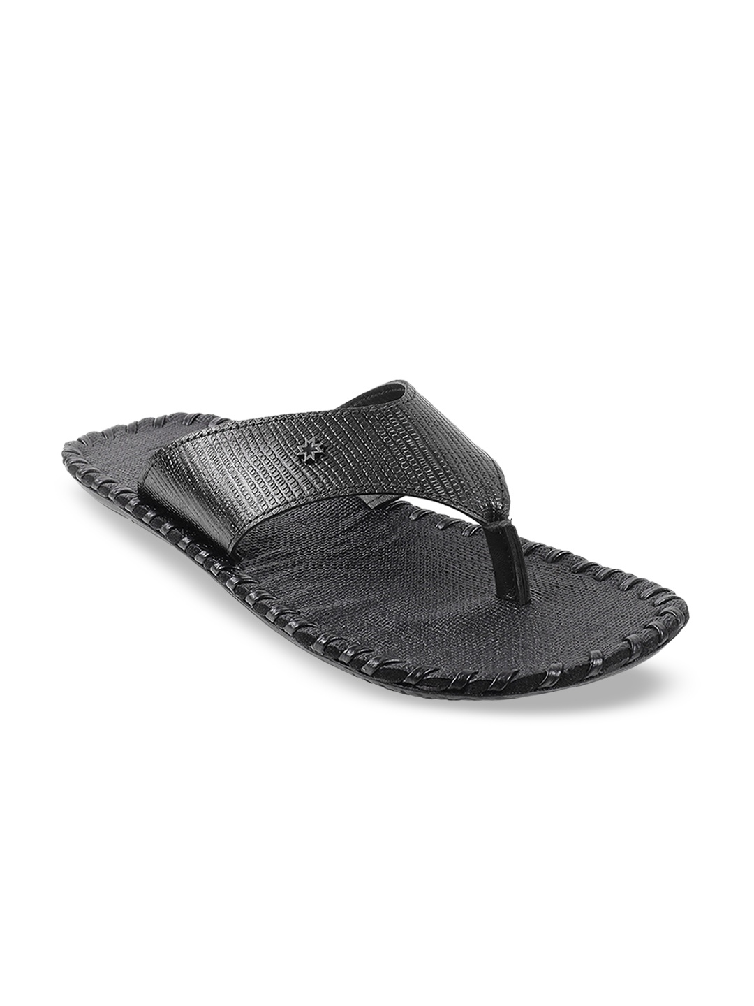 

Metro Men Black Comfort Sandals