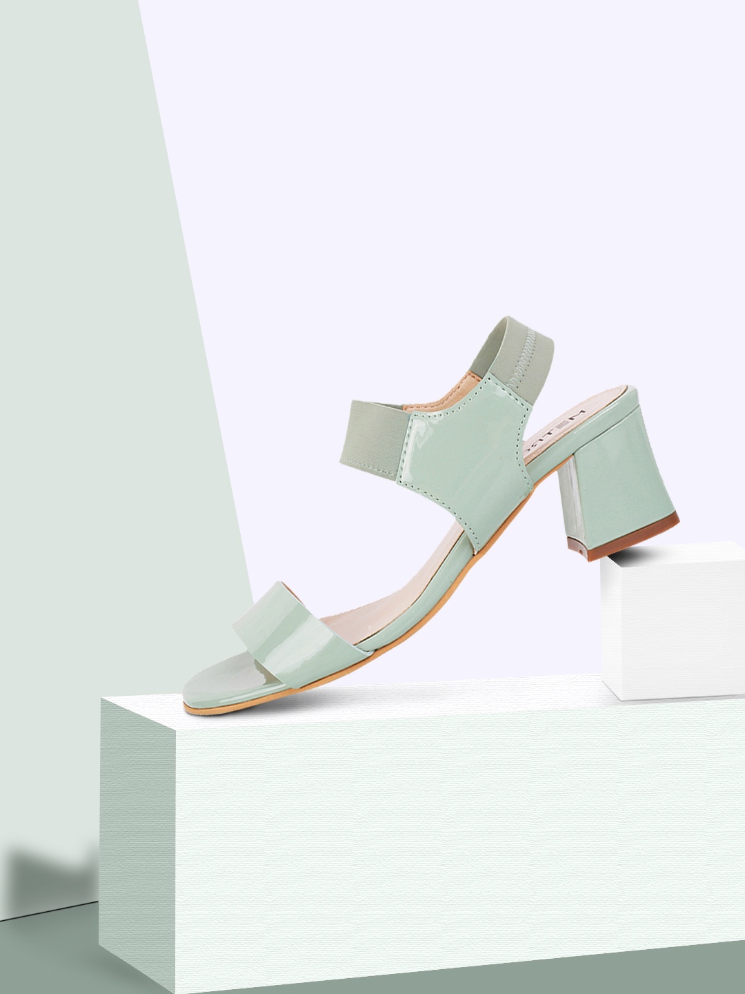 

Metro Women Green Solid Heels