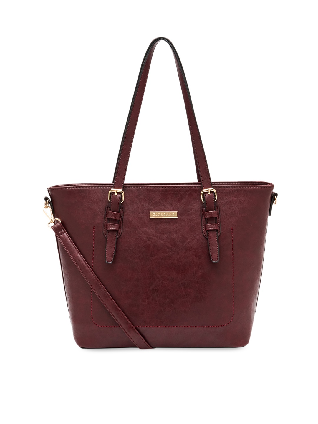 

GIORDANO Burgundy Solid Shoulder Bag