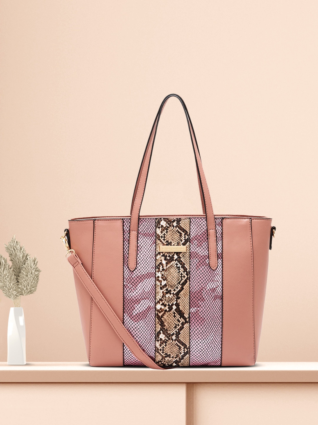 

GIORDANO Pink Printed Shoulder Bag