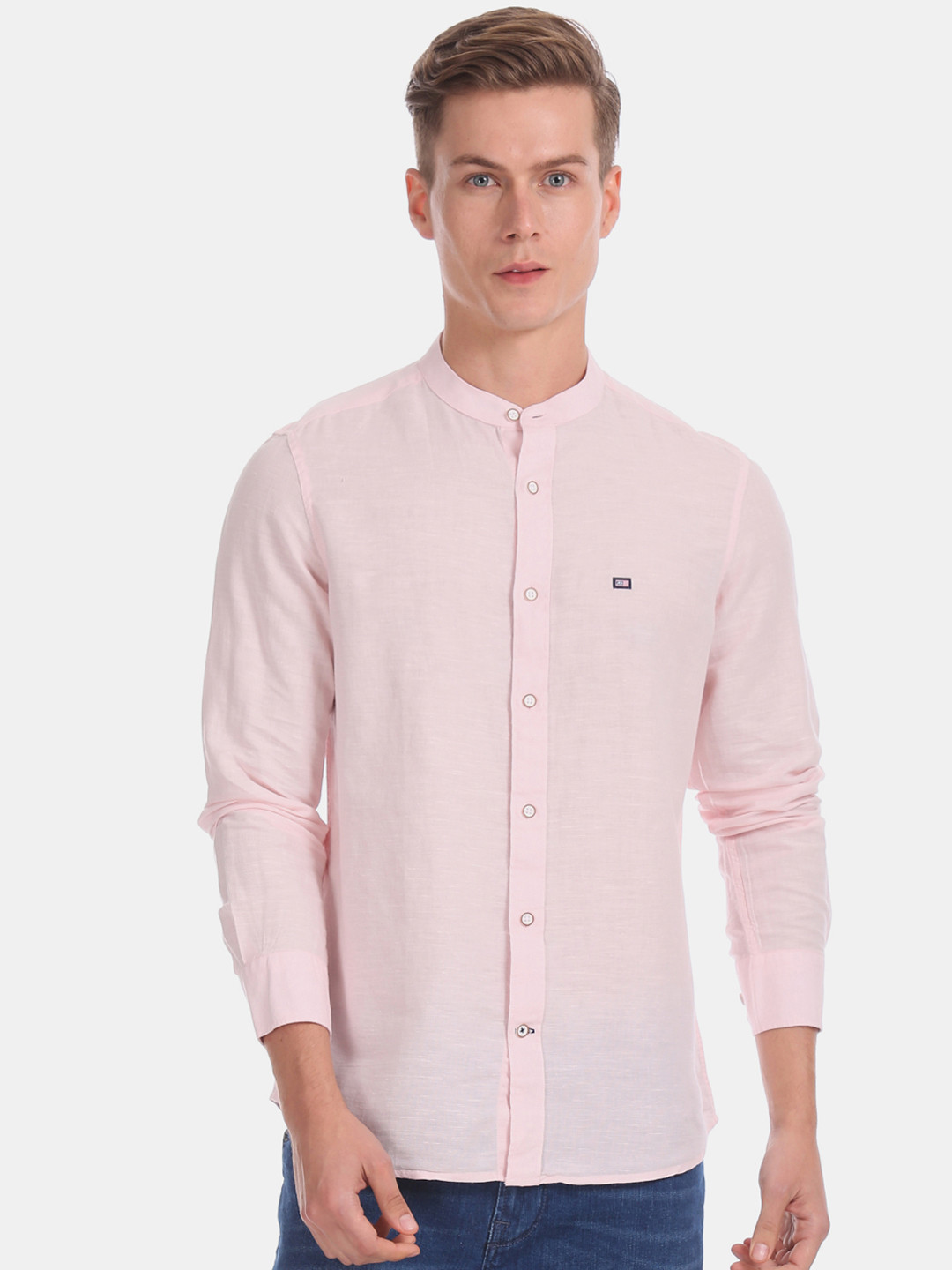 

Arrow Sport Men Pink Slim Fit Solid Casual Shirt