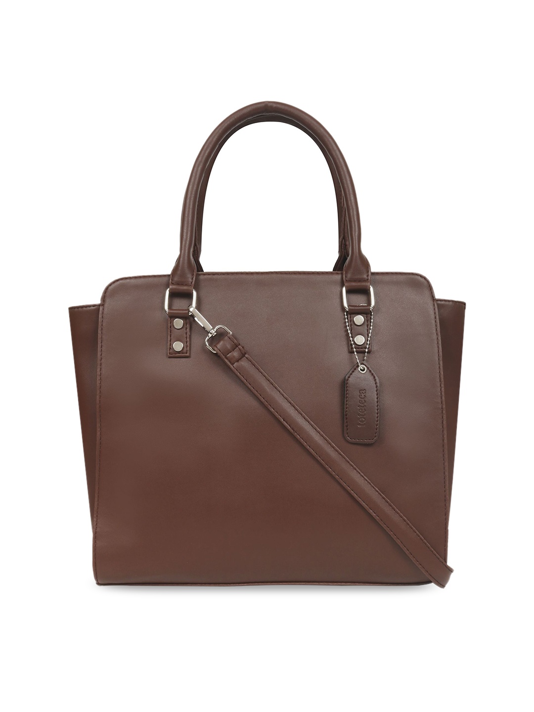 

Toteteca Brown Solid HandBag