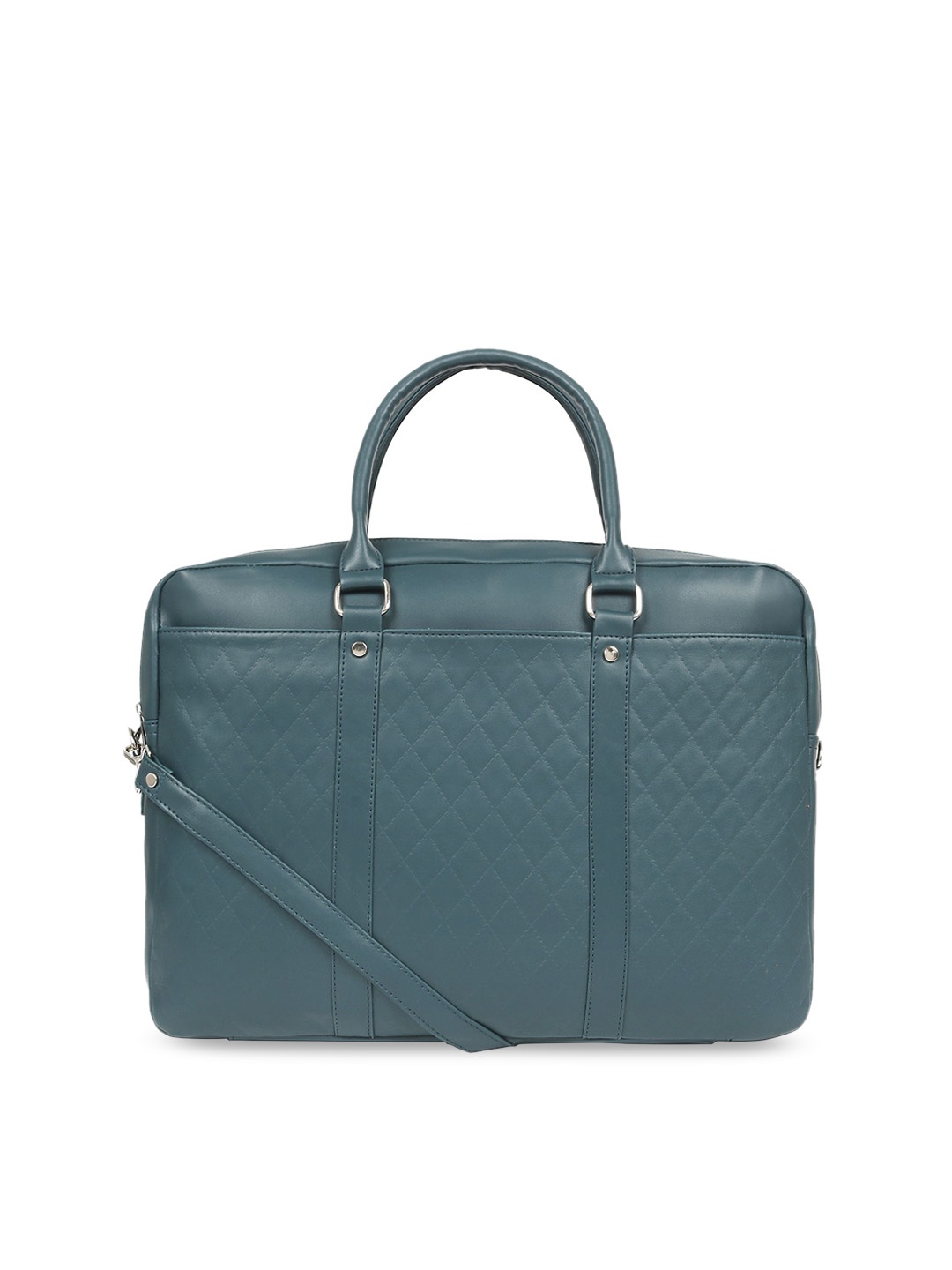 

Toteteca Unisex Blue Quilted Laptop Bag