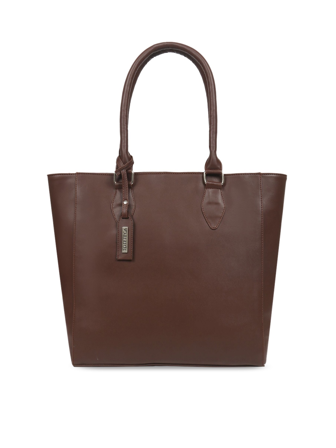 

Toteteca Coffee Brown Solid Shoulder Bag