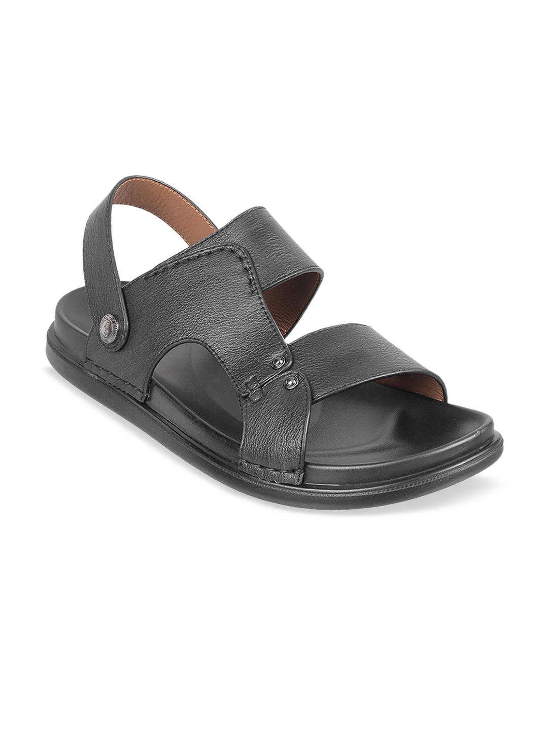 

Mochi Men Black Comfort Sandals