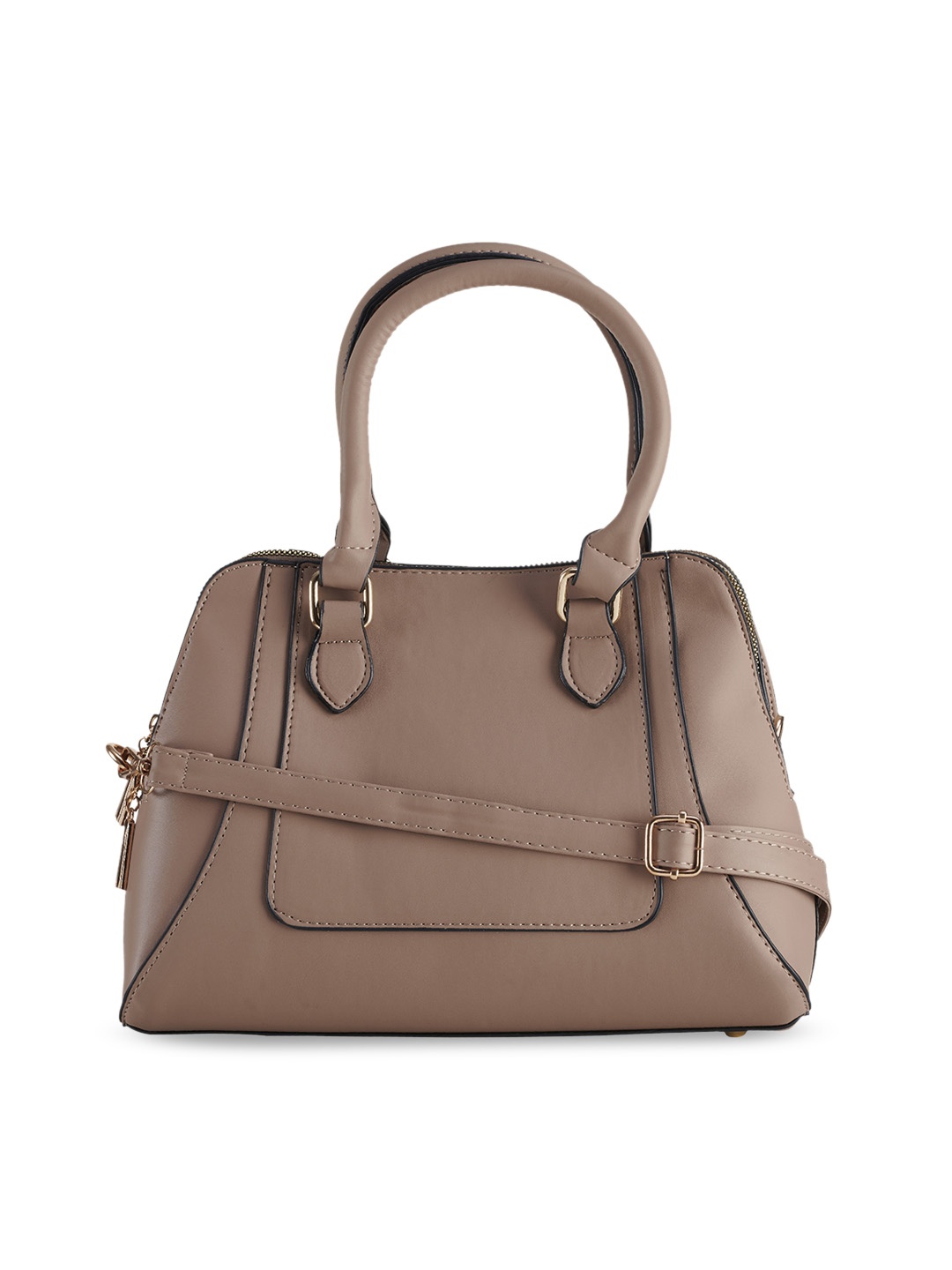 

LEGAL BRIBE Brown Solid Handheld Bag