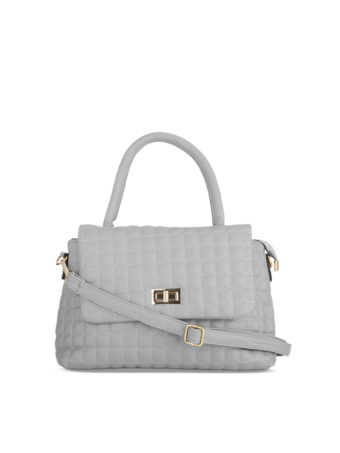 

LEGAL BRIBE Grey Solid Handheld Bag