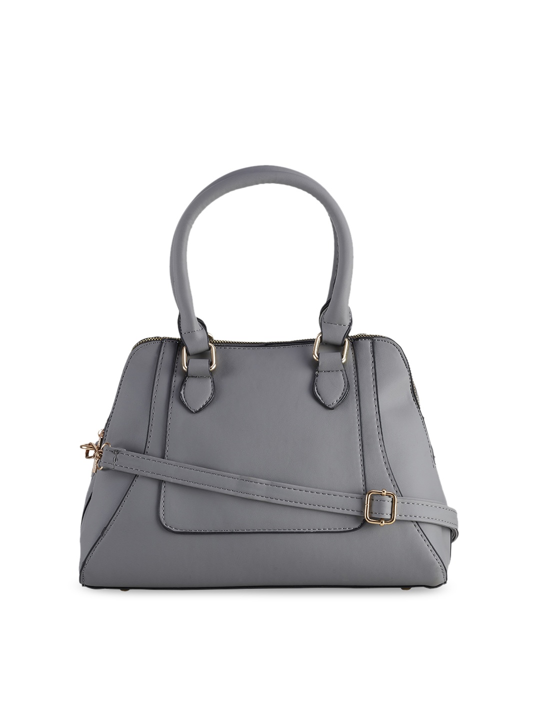 

LEGAL BRIBE Grey Solid Handheld Bag