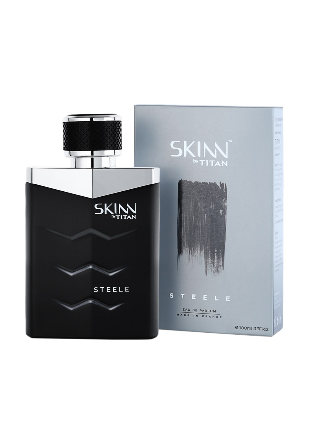 

SKINN by Titan Men Steele Eau de Parfum 100 ml, Black