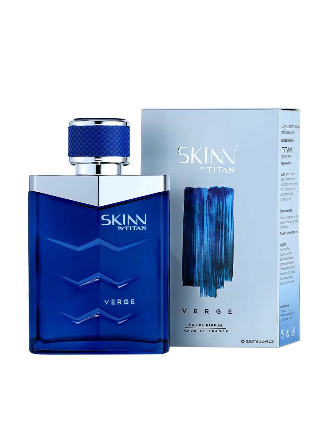 

SKINN by Titan Men Verge Eau de Parfum 100 ml, Blue