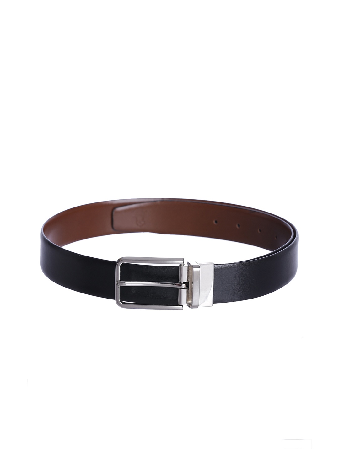 

Kara Men Black & Brown Solid Reversible Leather Belt