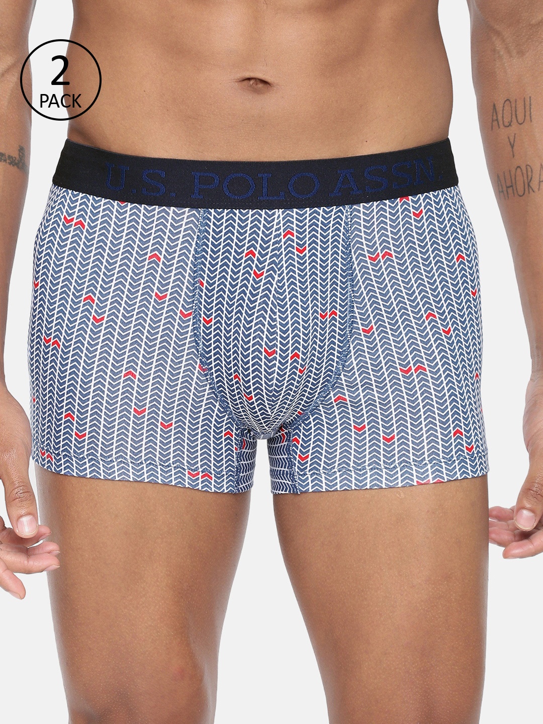 

U.S. Polo Assn. Men Pack of 2 Assorted Printed Trunks