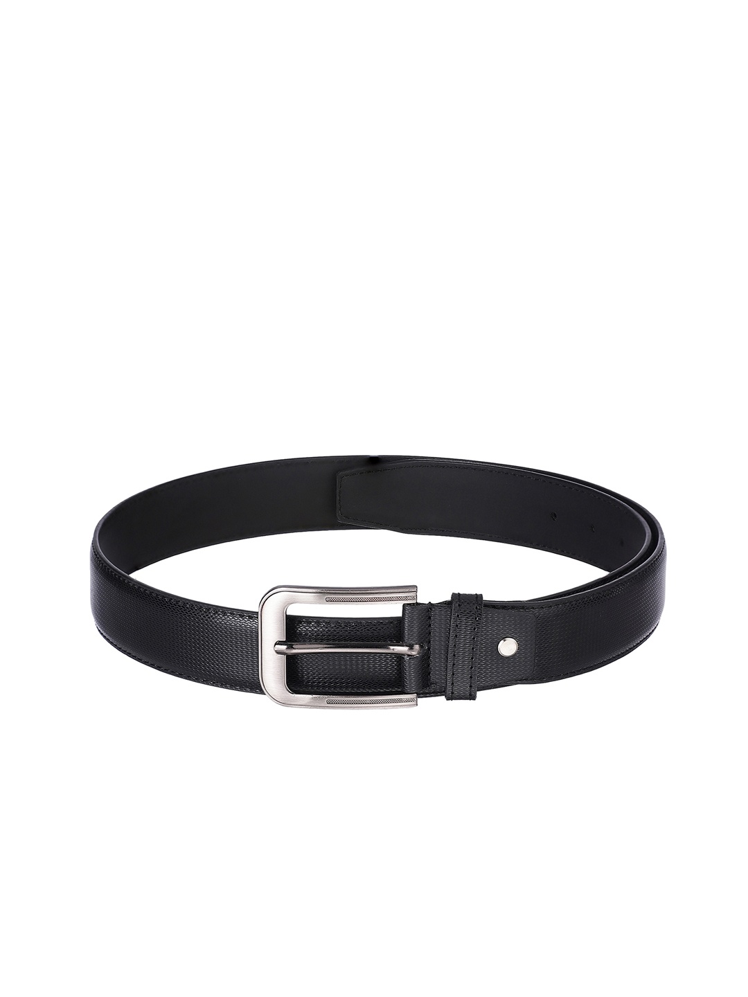 

Kara Men Textured Reversible Belt, Black