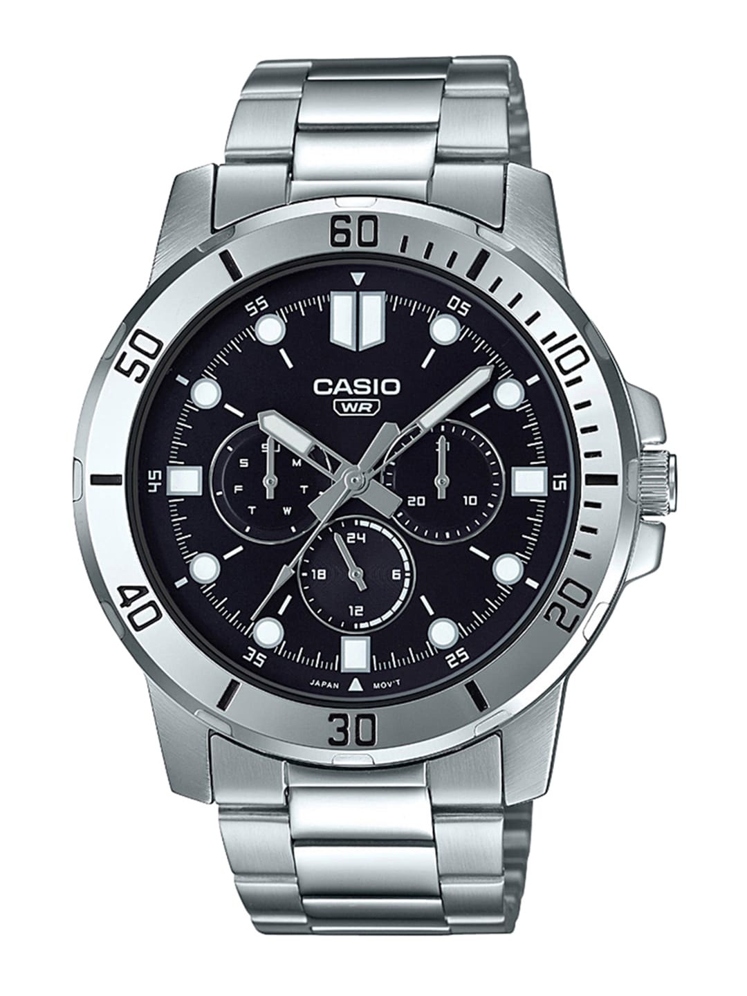 

CASIO Enticer Men Black Analogue Watch A1748 MTP-VD300D-1EUDF