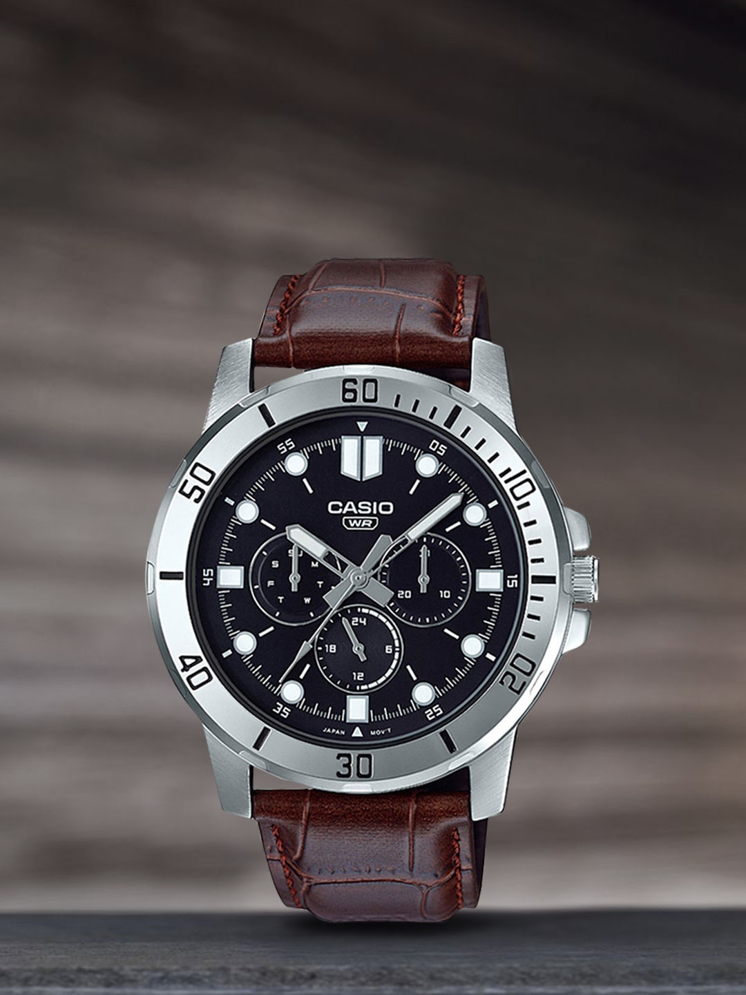 

CASIO Enticer Men Black Analogue Watch A1751 MTP-VD300L-1EUDF