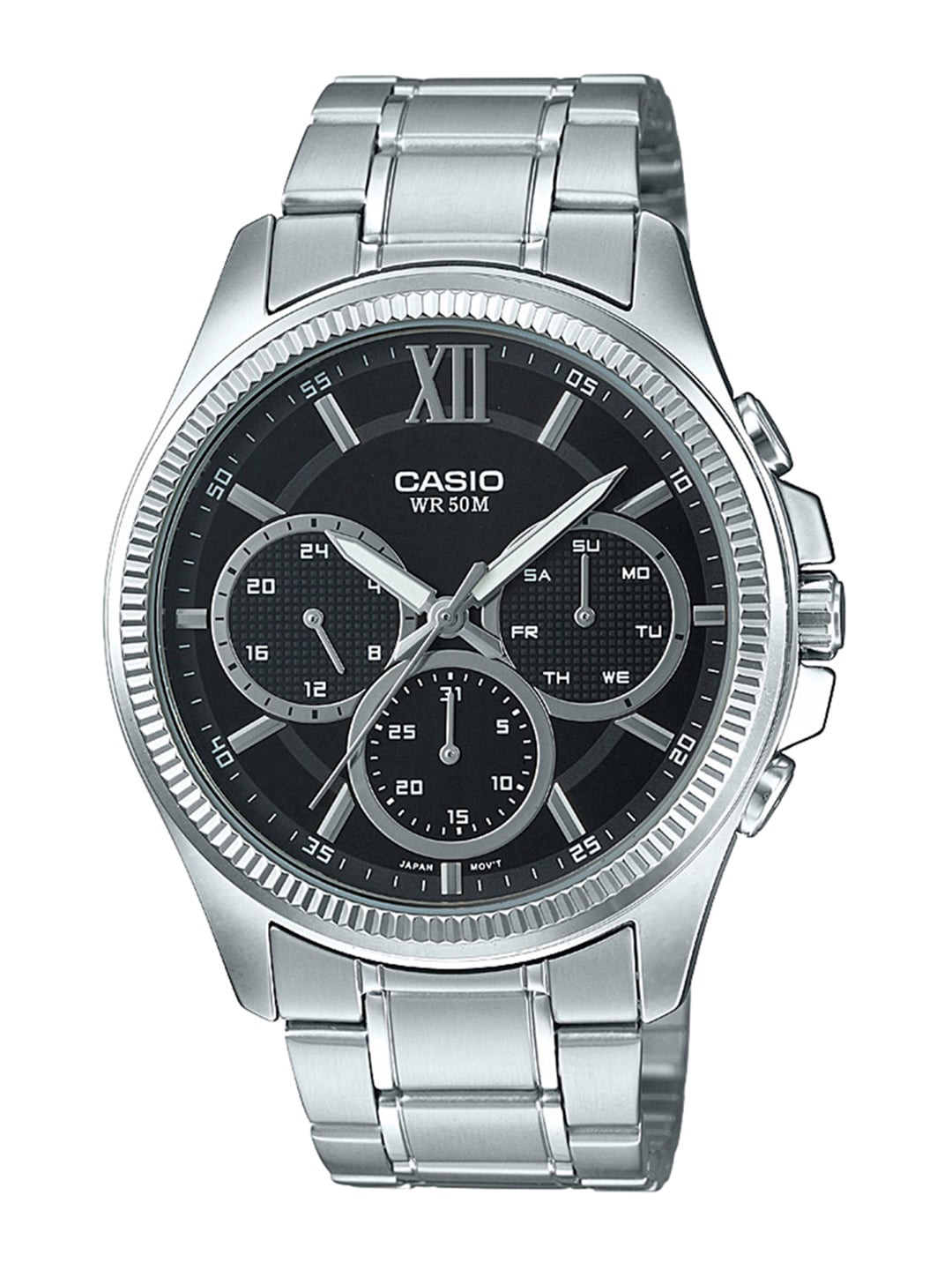 

CASIO Enticer Men Black Analogue Watch A1772 MTP-E315HD-1AVIF