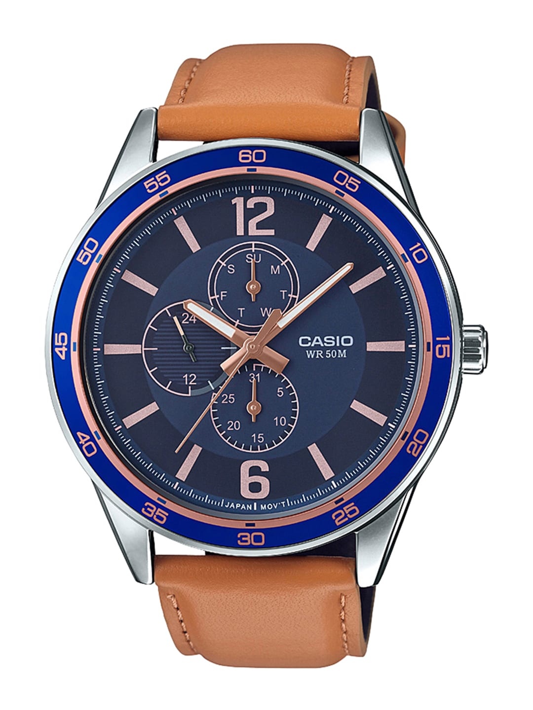 

CASIO Enticer Men Blue Analogue Watch A1532 MTP-E319L-2BVDF
