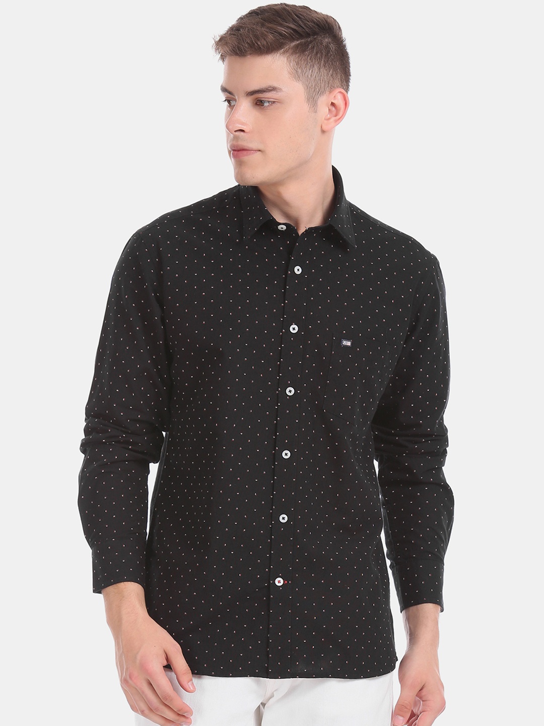 

Arrow Sport Men Black Regular Fit Printed Casual Shirt