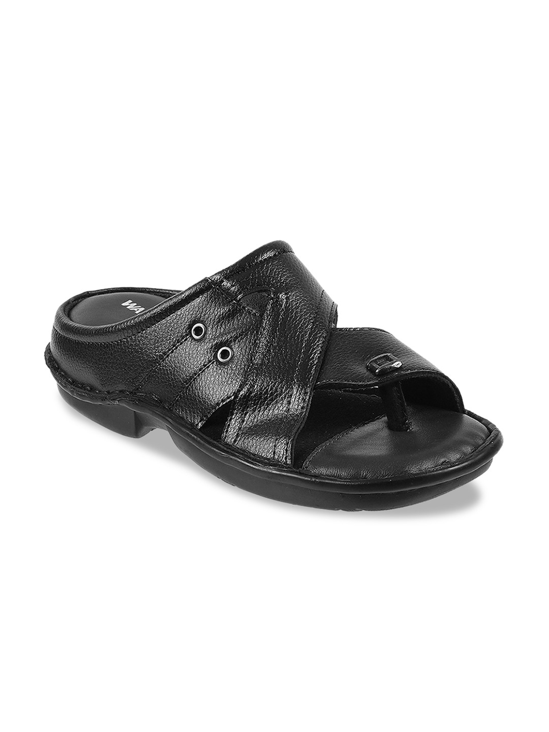 

WALKWAY by Metro Men Black Comfort Sandals