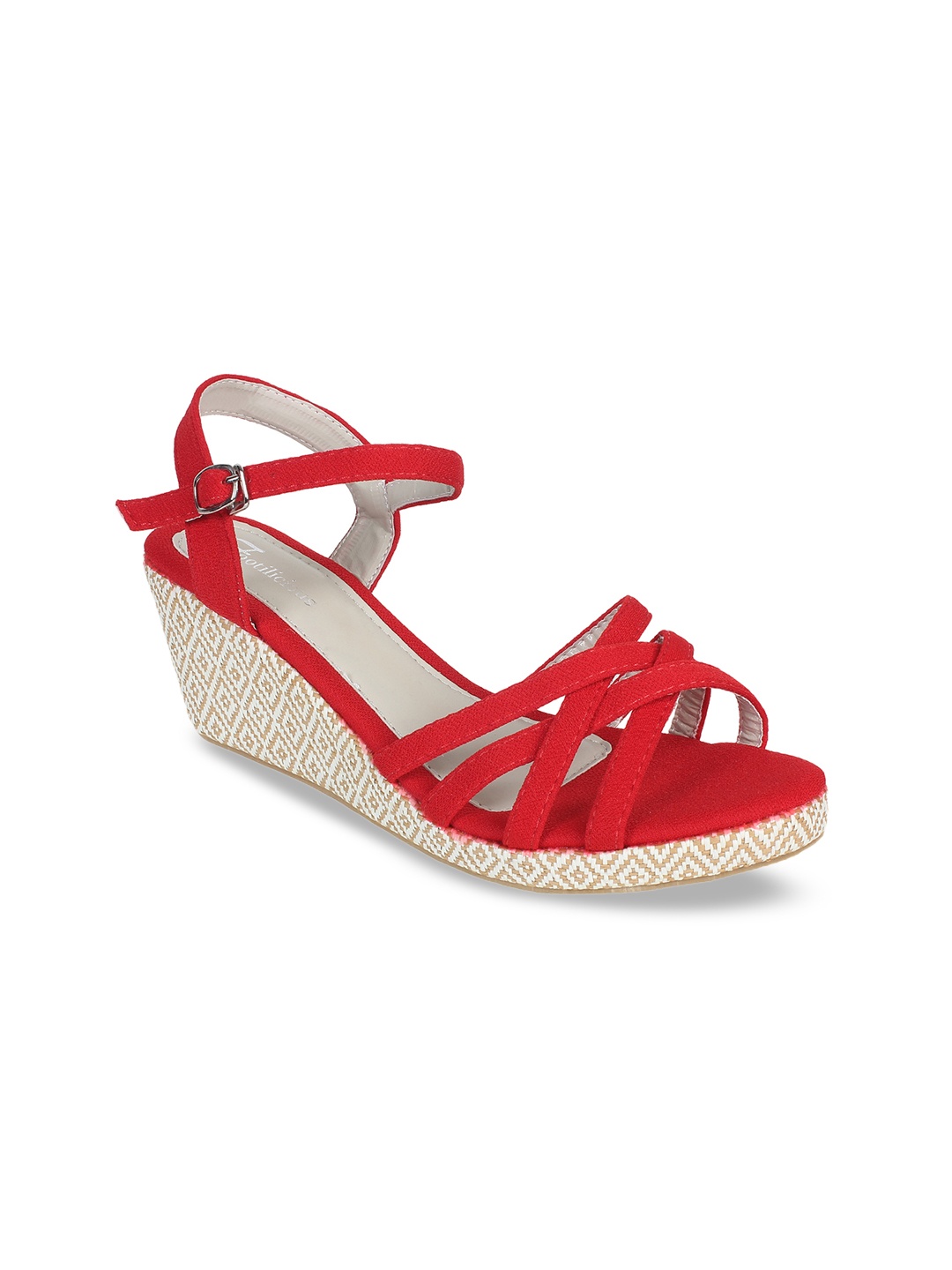 

Footilicious Women Red Solid Wedges