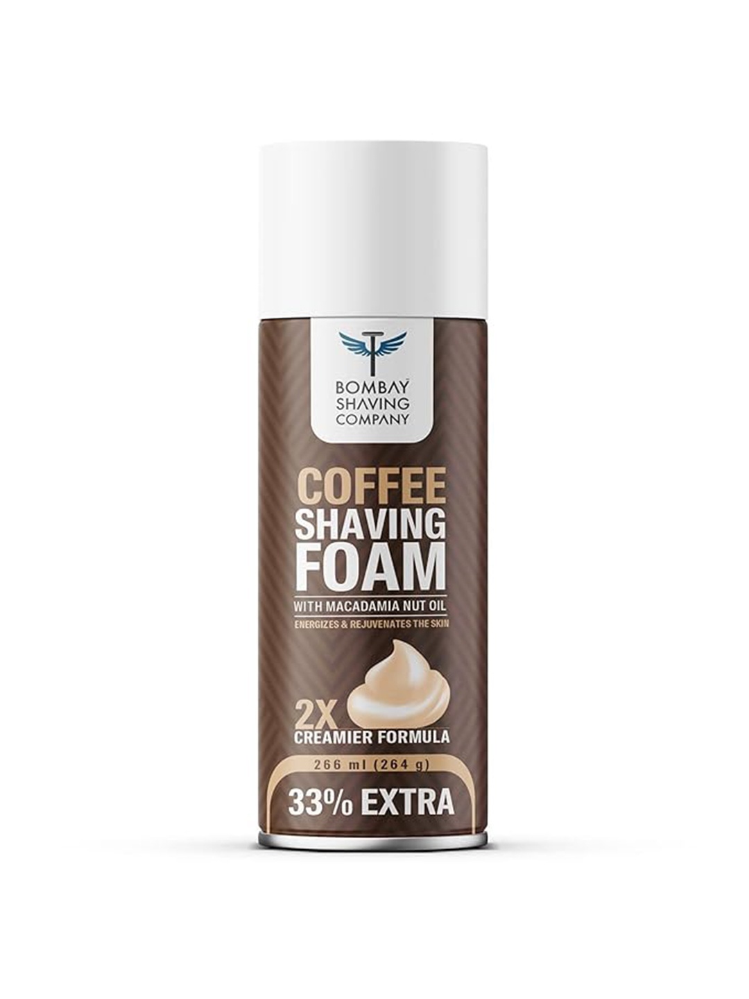 

Bombay Shaving Company Men Coffee Shaving Foam 266 ml, Brown