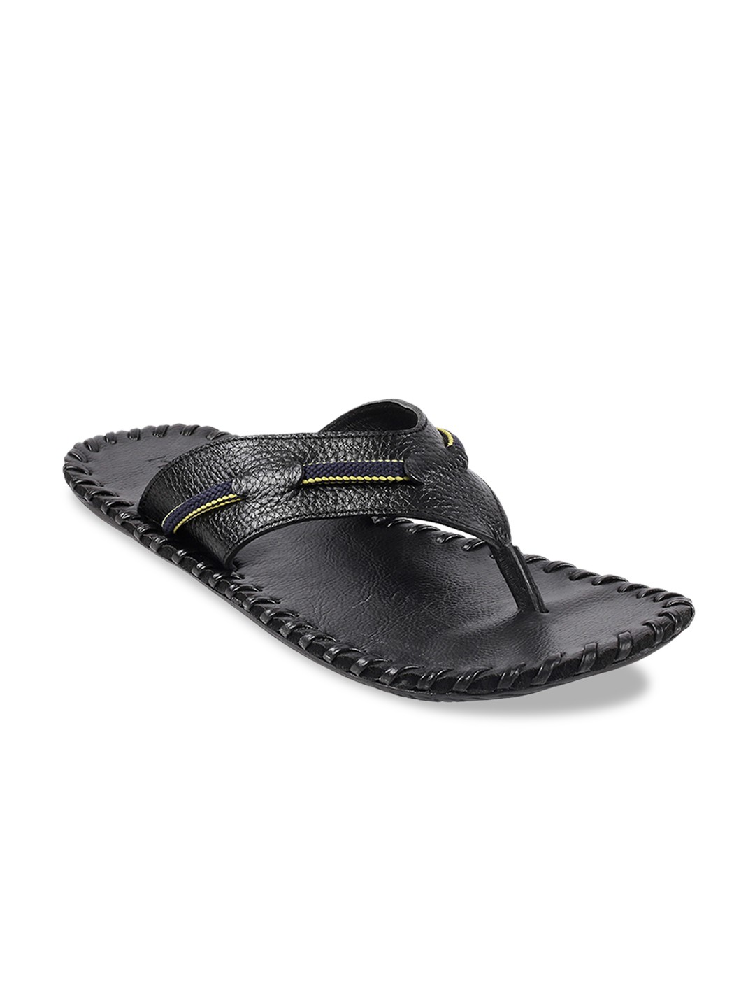

Metro Men Black Comfort Sandals