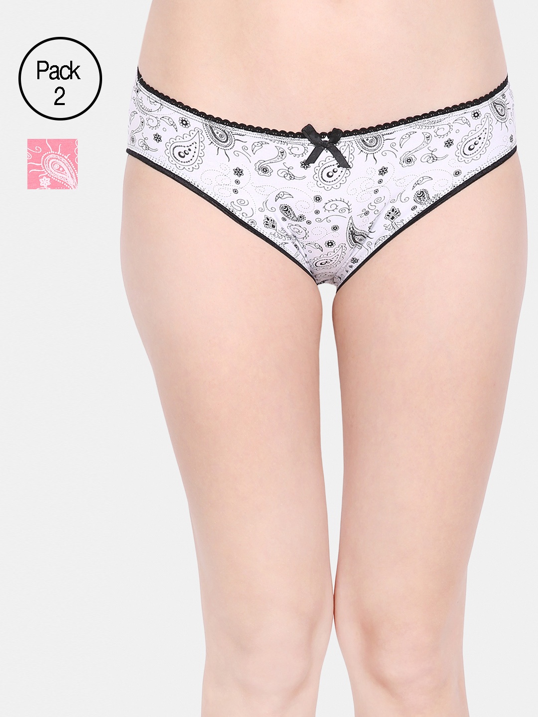 

Ms.Lingies Women Pack of 2 Assorted Hipster Briefs MSP022-89176S