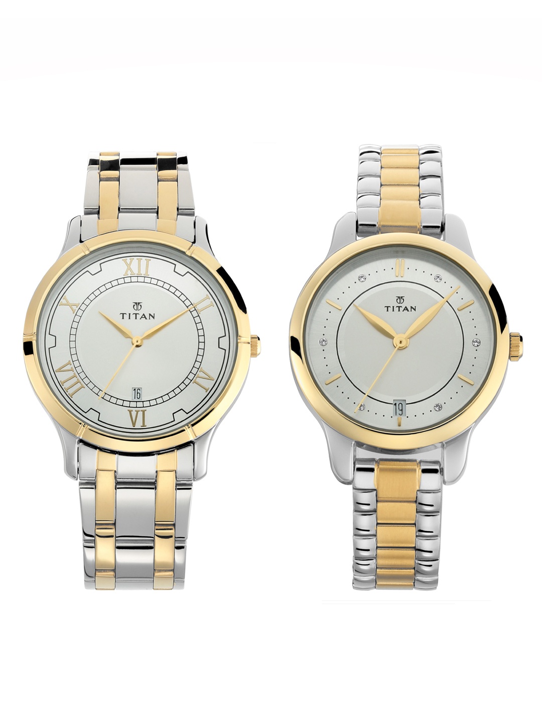 

Titan Karishma Bandhan Unisex Silver-Toned Analogue Watch Gift Set NM17752481BM01