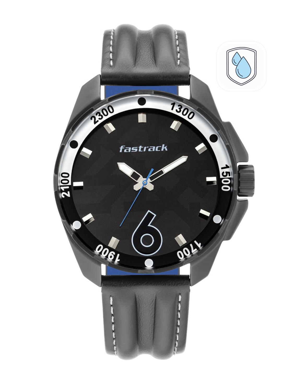 

Fastrack Men Black Analogue Watch 3084NL05