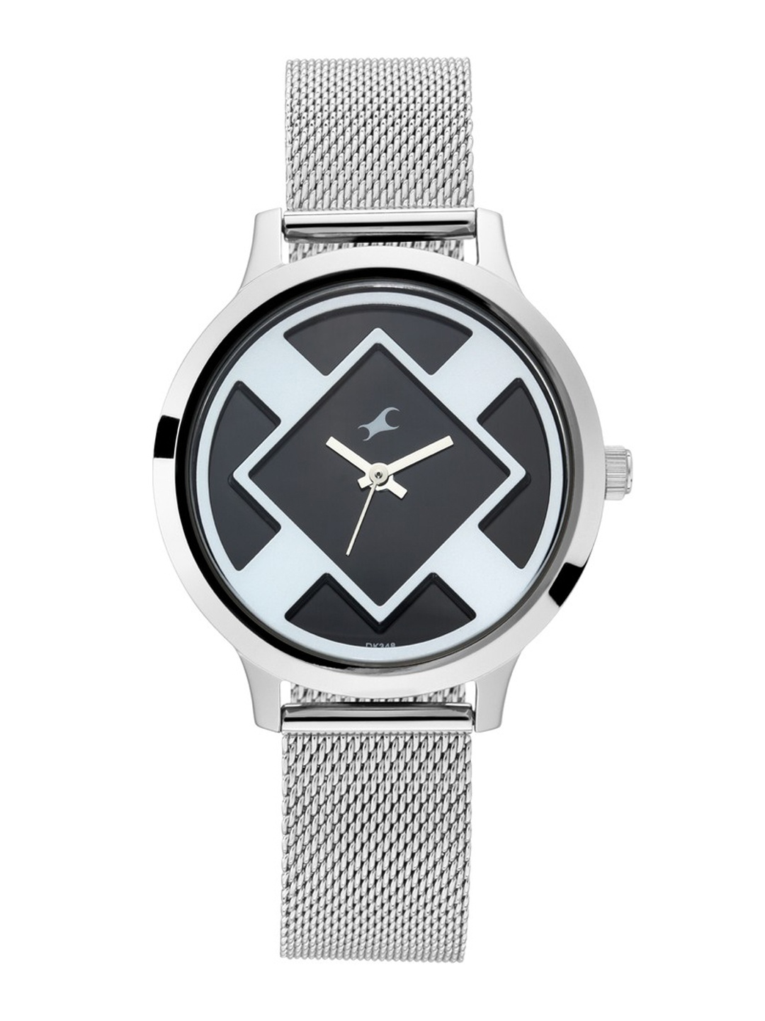 

Fastrack Women Black & Silver-Toned Analogue Watch 6210SM01