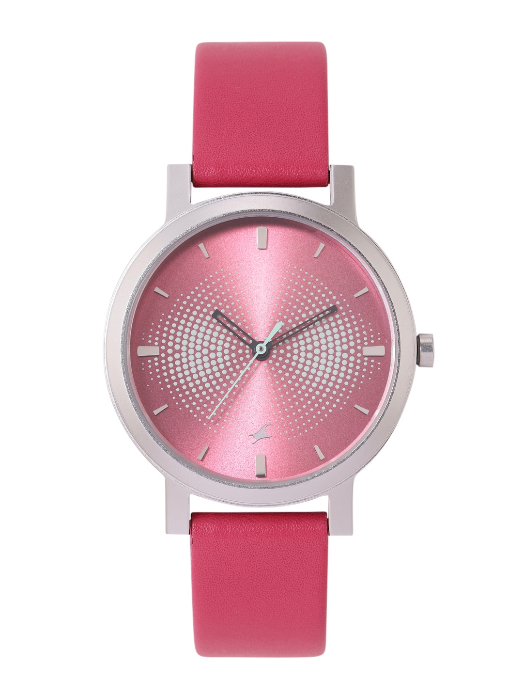 

Fastrack Women Printed Dial & Leather Straps Analogue Watch 6213SL03, Maroon
