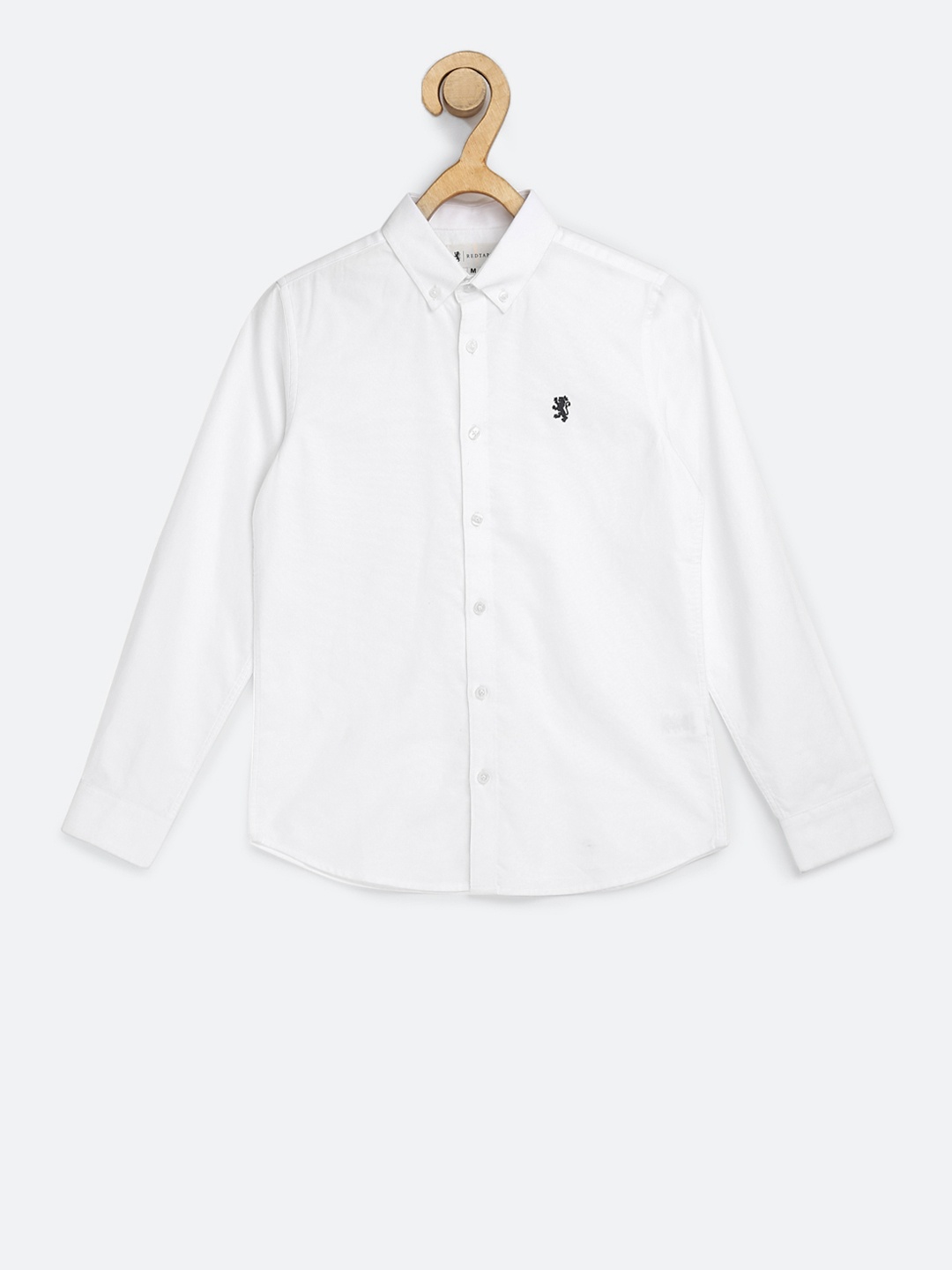 

Red Tape Boys White Regular Fit Solid Casual Shirt