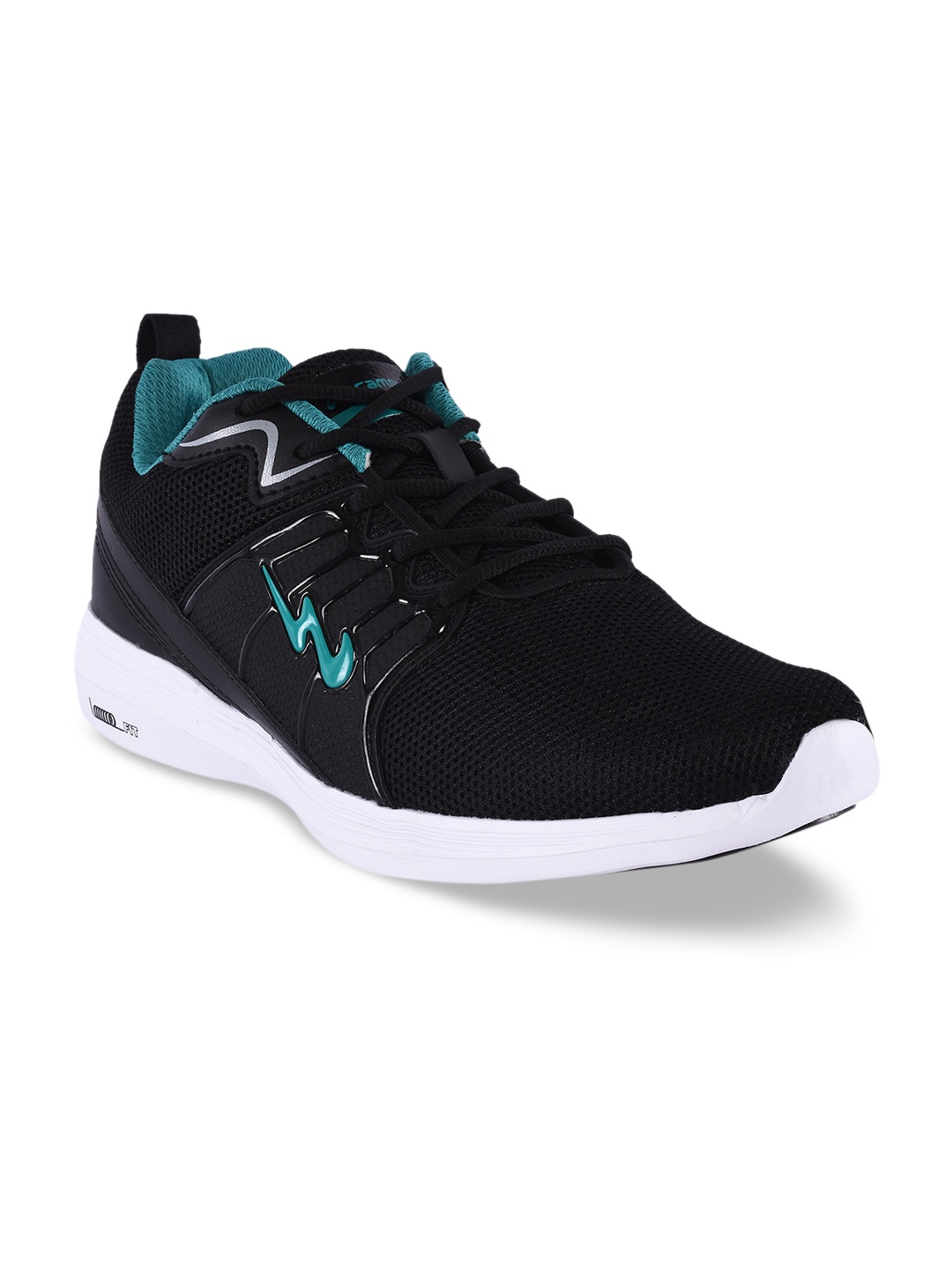 

Campus Men Black Mesh Running Shoes