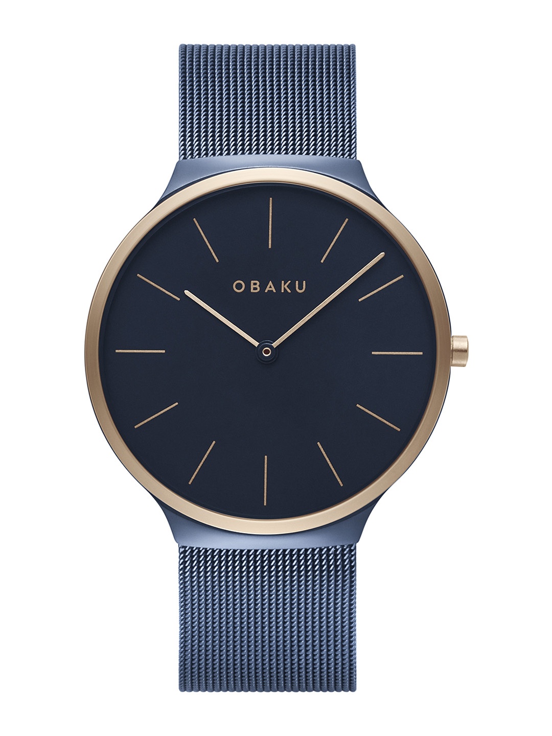 

Obaku Men Blue Ark Ocean Analogue Watch V240GXSLML