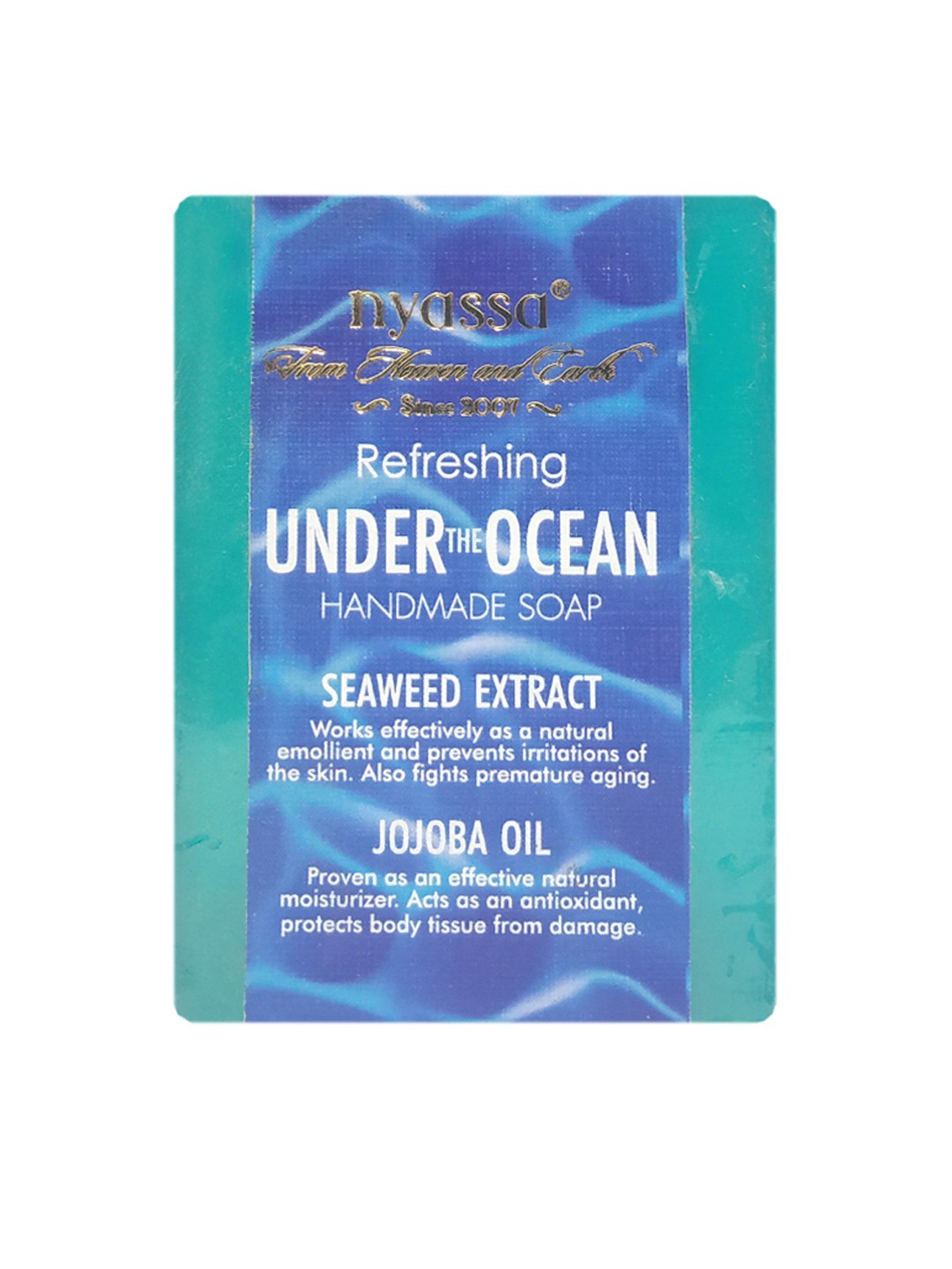 

Nyassa Unisex Under The Ocean Handmade Soap 75 g, Blue