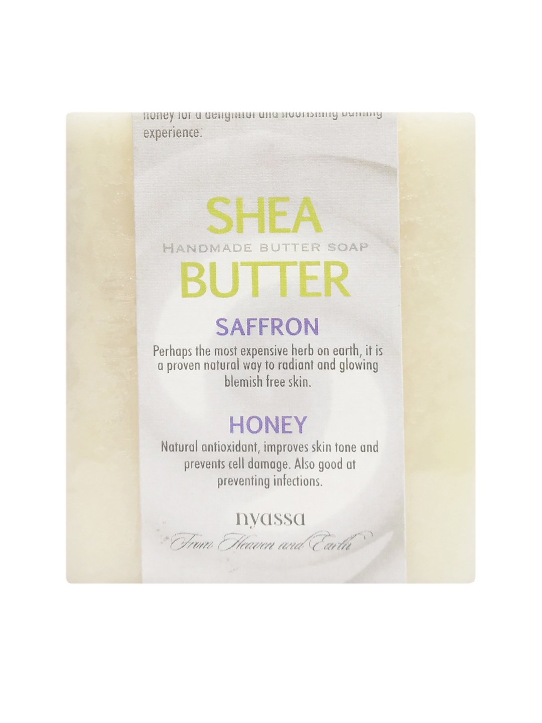 

Nyassa Unisex White Shea Butter Handmade Soap 75 g