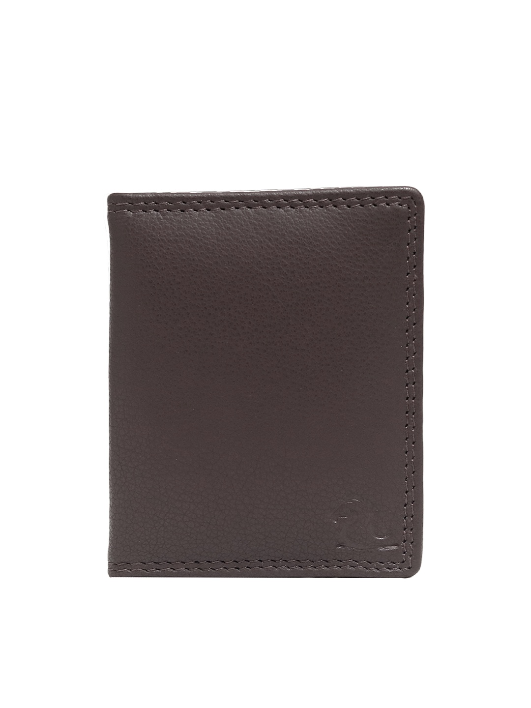 

Kara Unisex Coffee Brown Solid Leather Card Holder