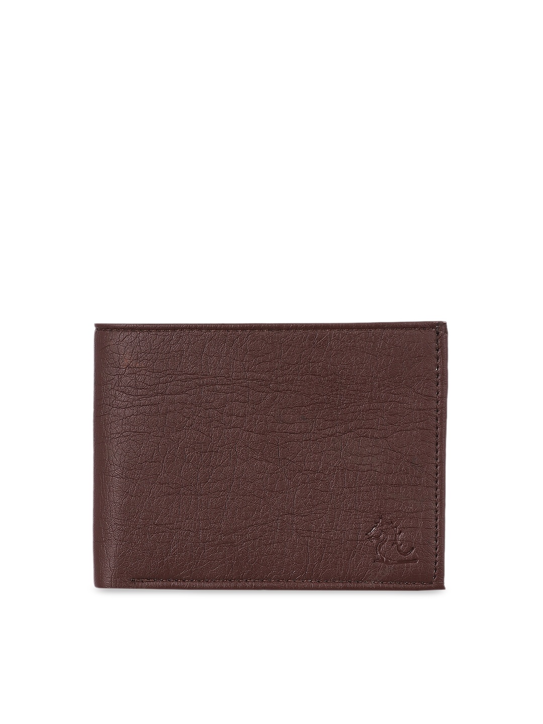 

Kara Men Brown Textured Two Fold Wallet