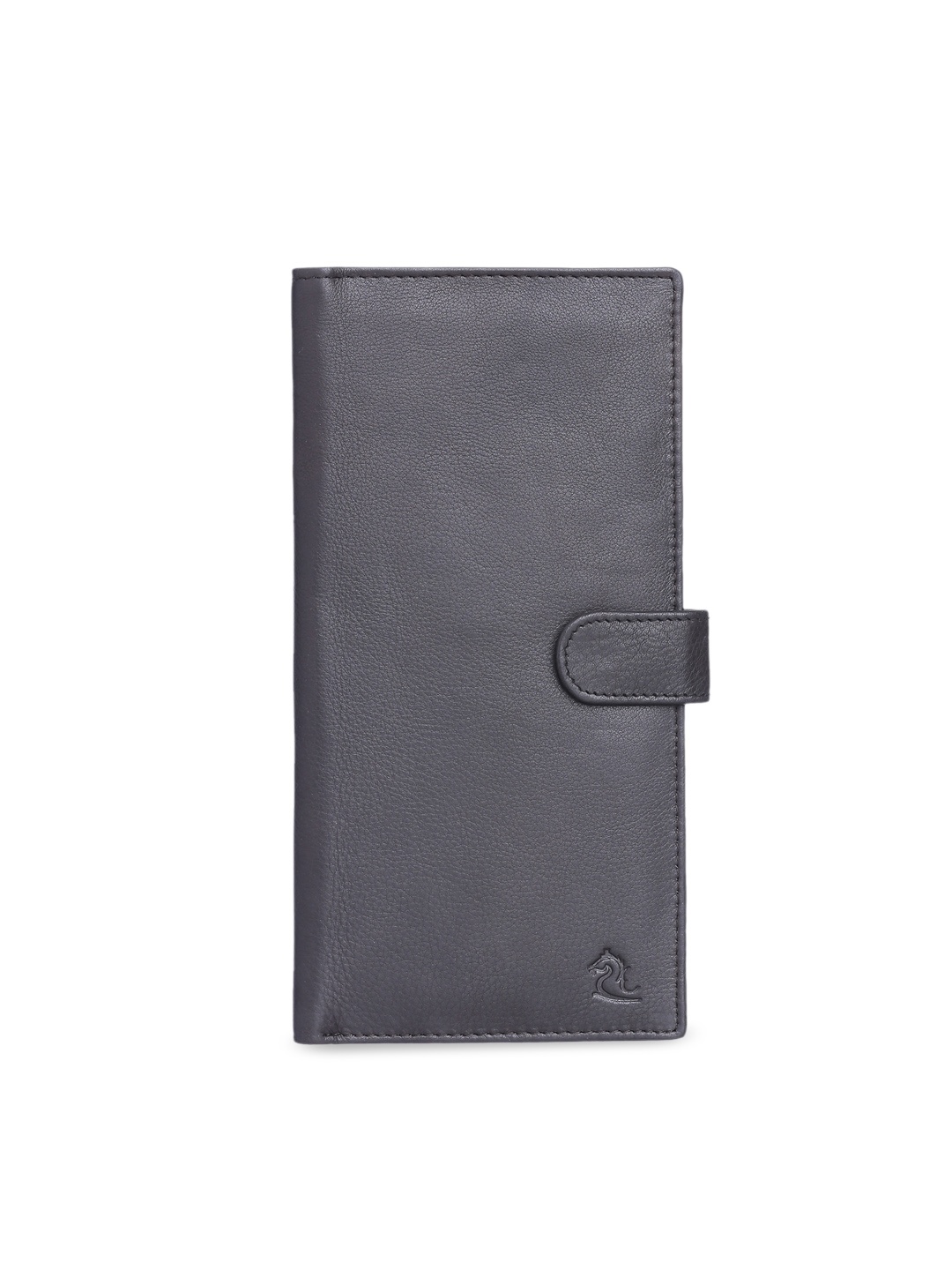 

Kara Unisex Brown Solid Leather Passport Holder