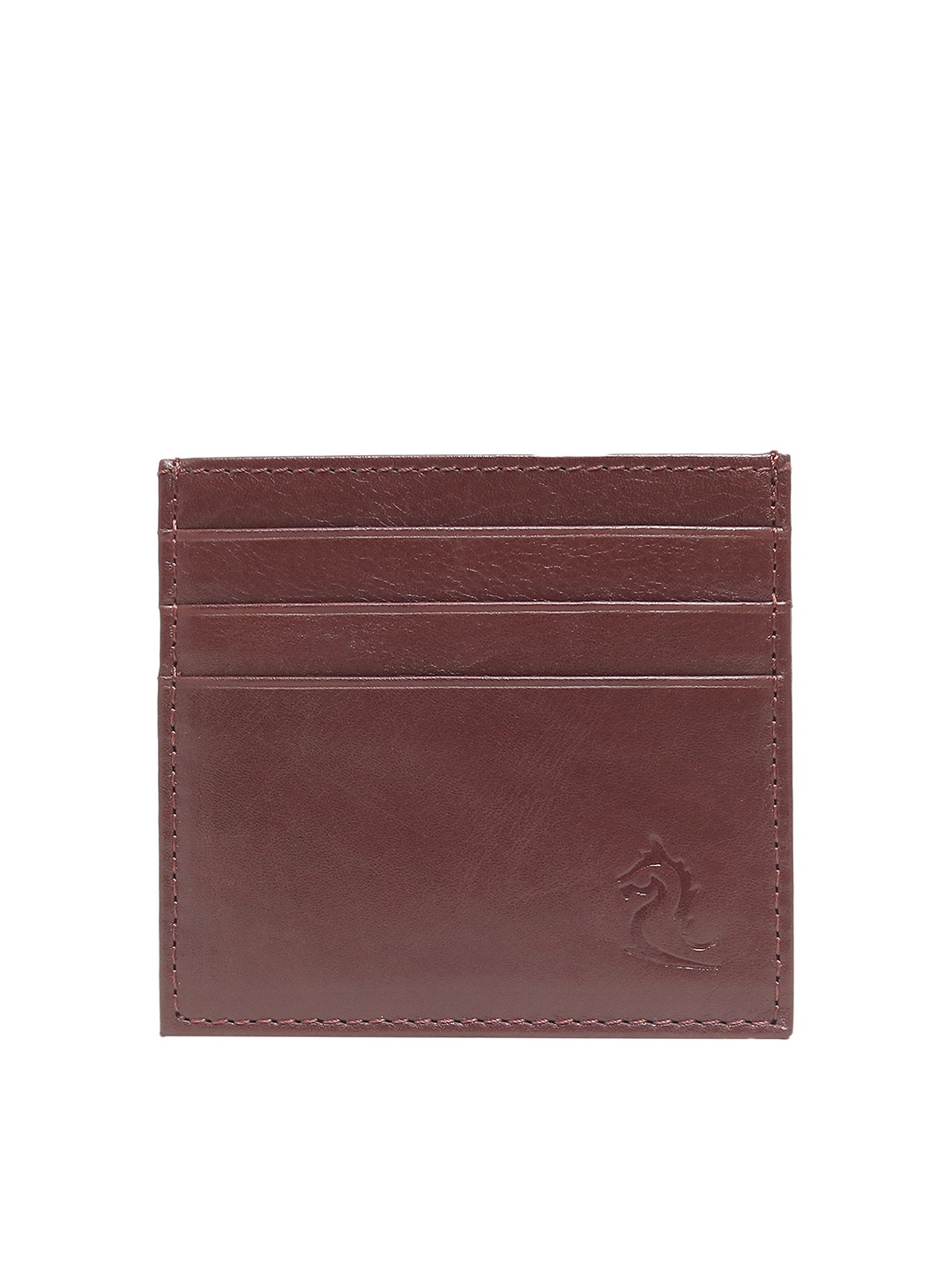 

Kara Unisex Tan Brown Solid Leather Card Holder