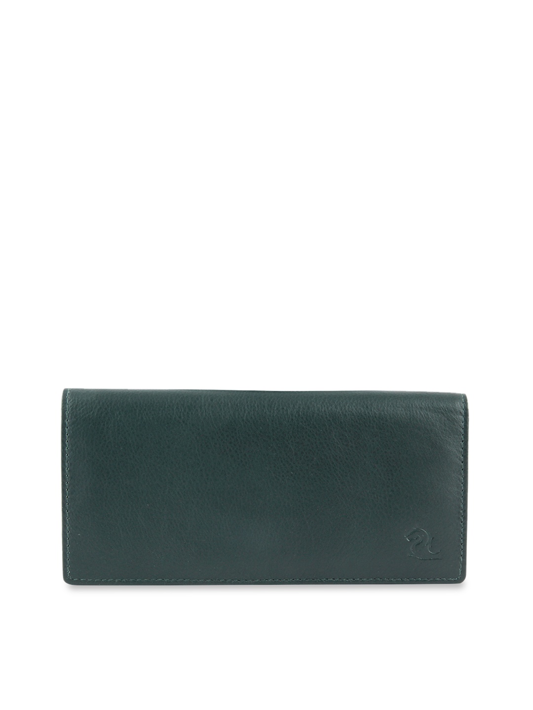 

Kara Women Olive Green Solid Leather Two Fold Wallet
