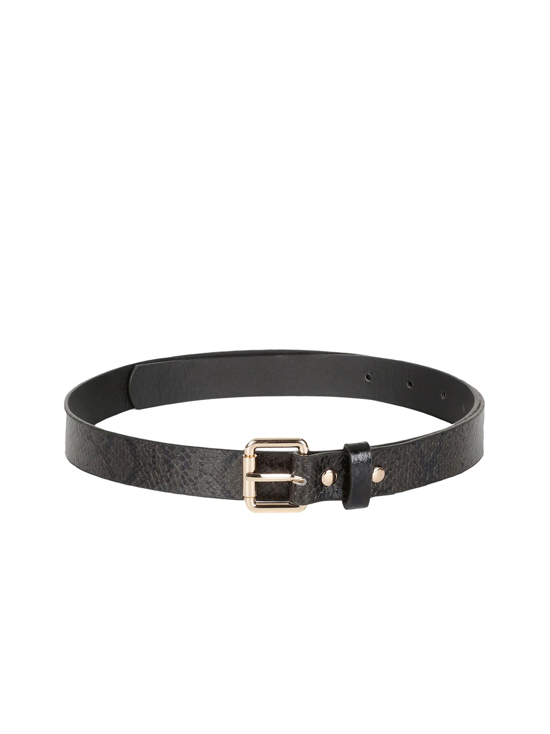 

CRUSSET Women Black Textured Belt