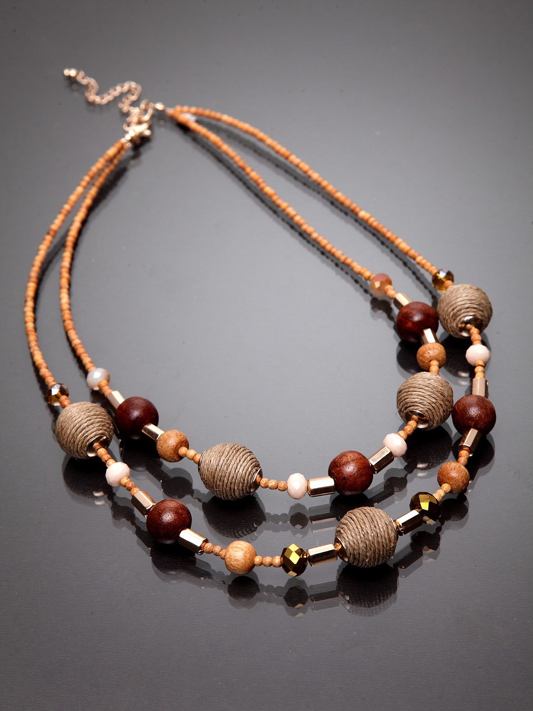 

Madame Rose Gold-Plated Layered Necklace