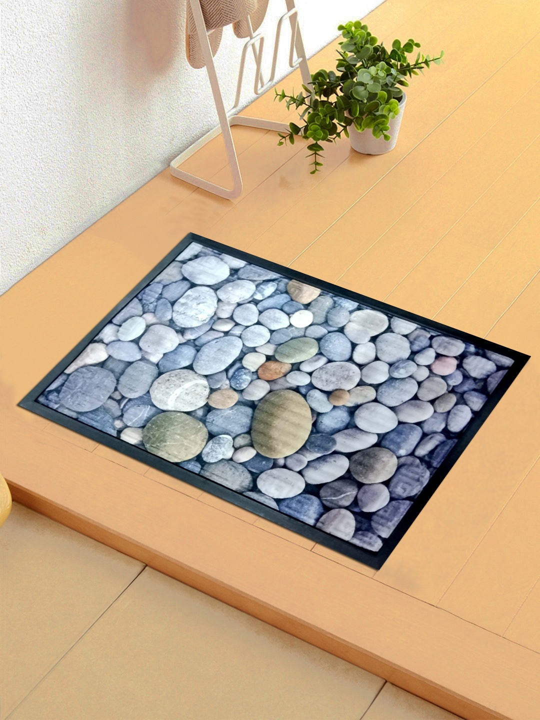 

Status Blue & Grey 3D Digital Printed Anti-Skid Door Mat