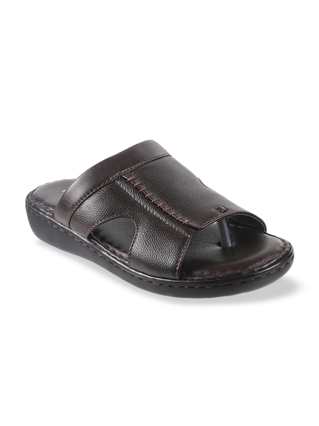 

Metro Men Coffee Brown Comfort Sandals