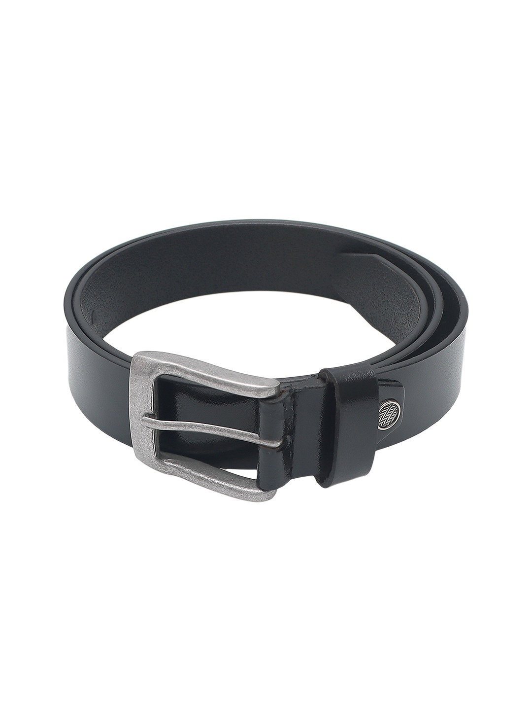 

Kara Men Black Solid Leather Belt