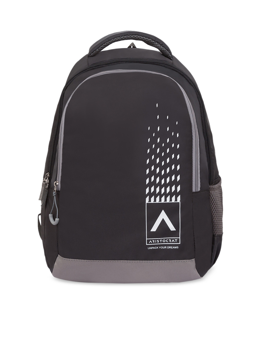 

Aristocrat Unisex Black Printed Backpack