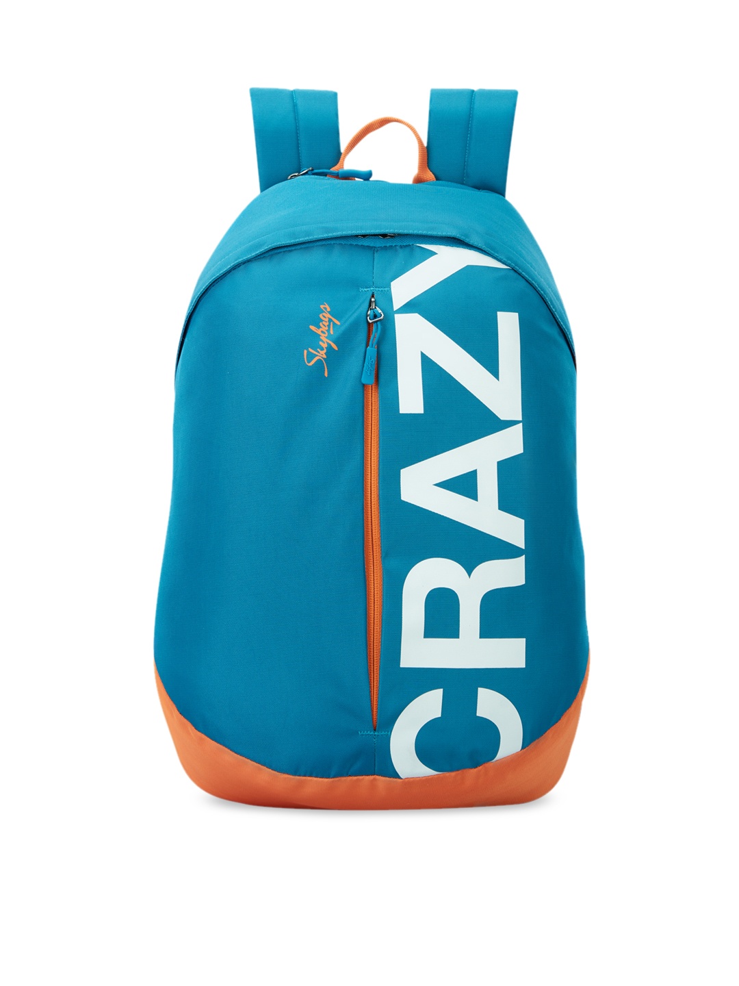 

Skybags Unisex Blue & White Typography Backpack
