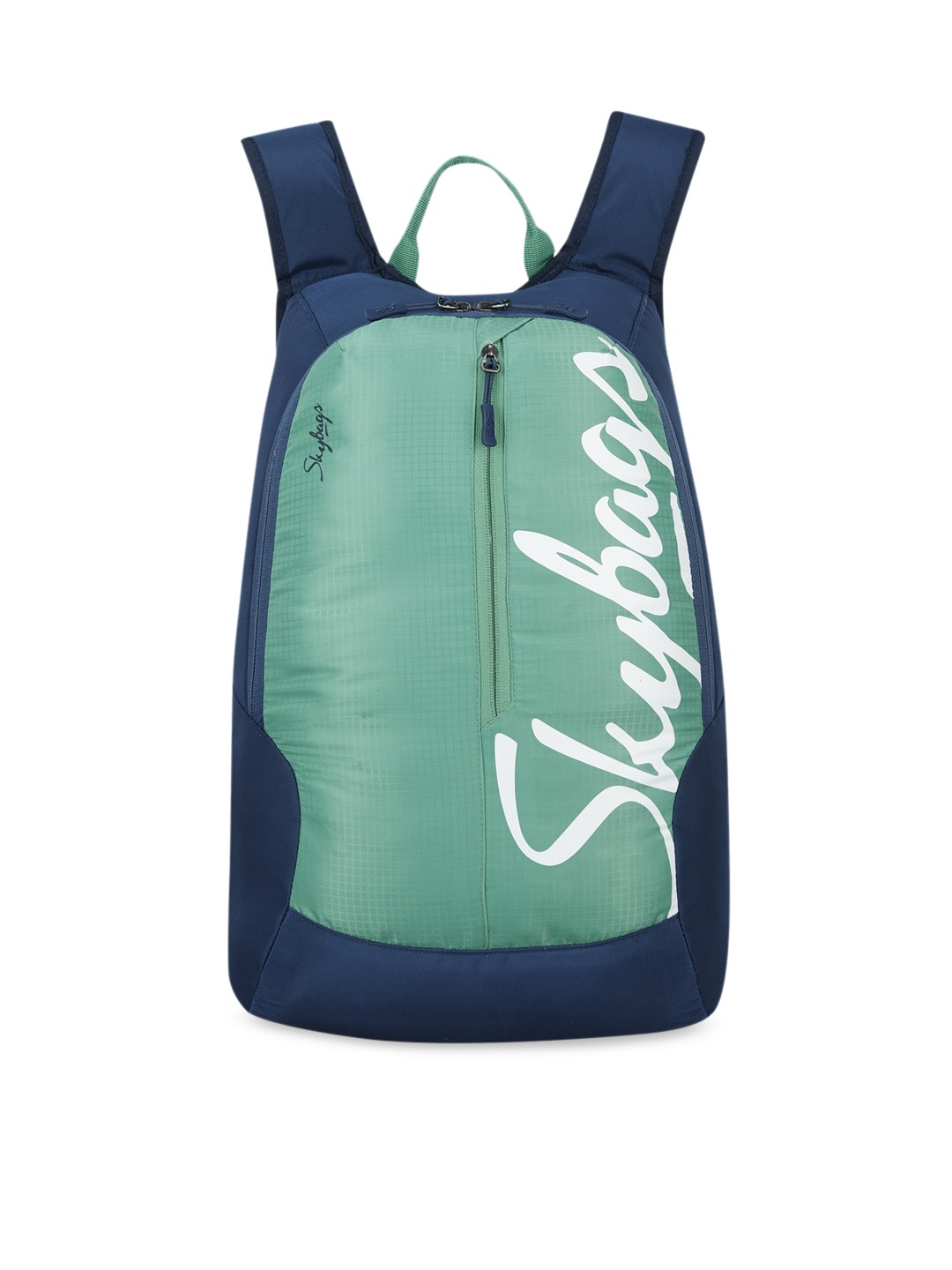 

Skybags Unisex Green Colourblocked Backpack